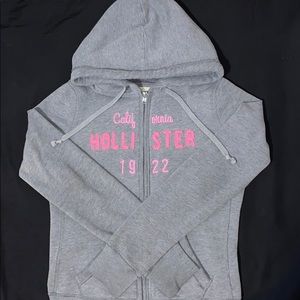zip up hollister hoodie